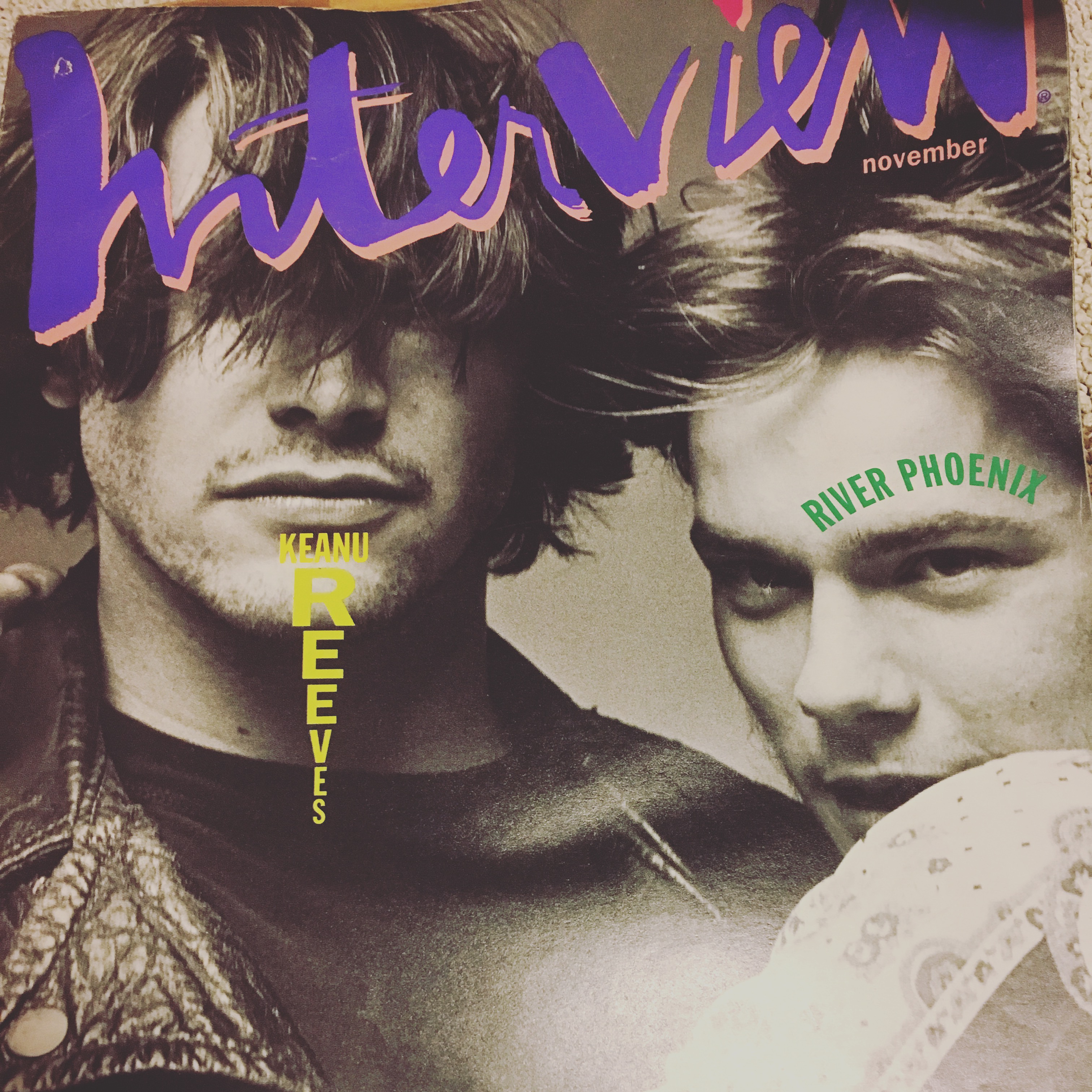 Interviewという雑誌 River Phoenix Keanu Reeves Mind You