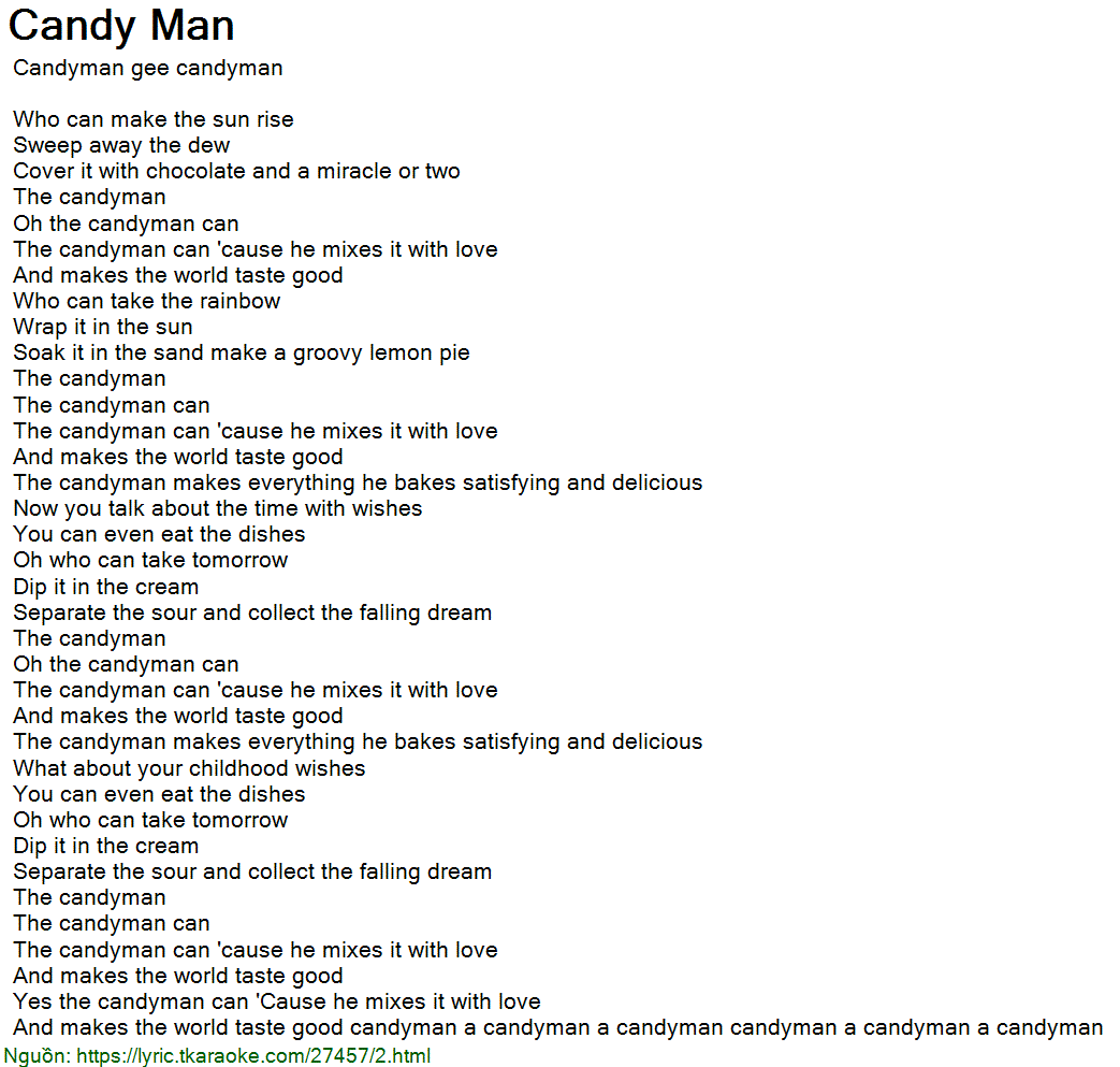 Candy Man