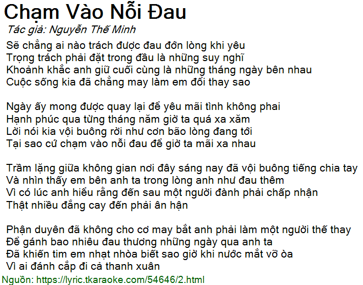 Chord: Mashup Đừng Như Thói Quen & Chạm Đáy Nỗi Đau - Mr. Siro,Dương Khắc Linh - Tab, Song Lyric, Sheet, Guitar, Ukulele | Chords.vip Lời Bài Hát Chạm Vào Nỗi Đau (Nguyễn Thế Minh) [Có Nhạc Nghe]