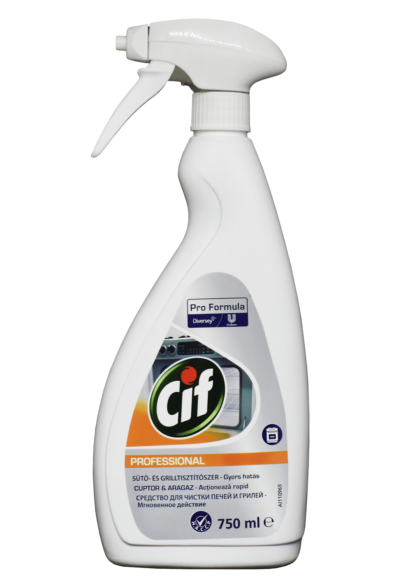 CIF Prof. Oven and Grill Cleaner, 750мл інструкція, опис Лізоформ