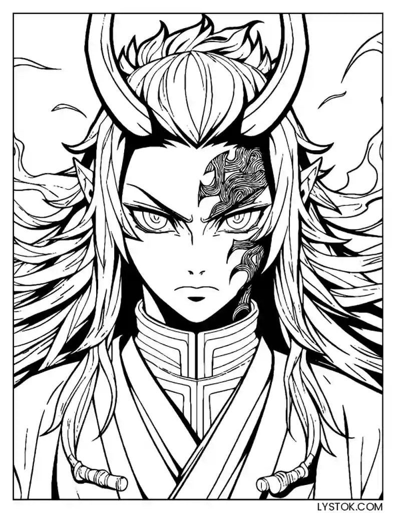 33 Free Printable Demon Slayer Coloring Pages for Adults and Kids PDF