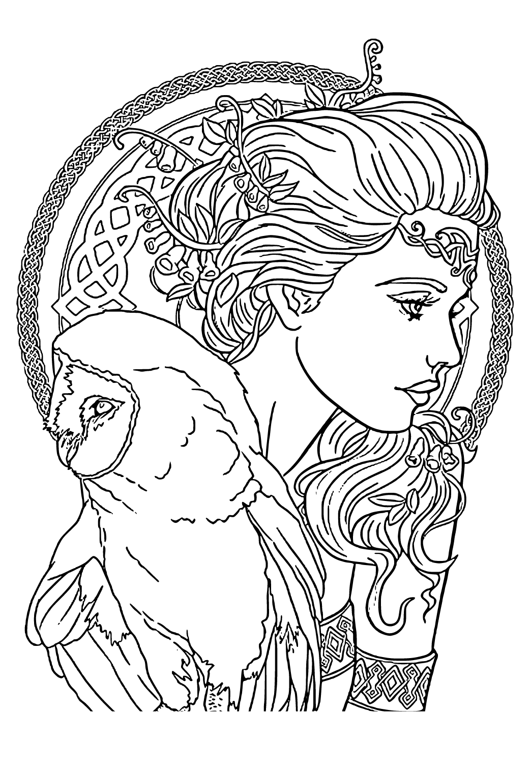 Fantasy Coloring Pages For Kids
