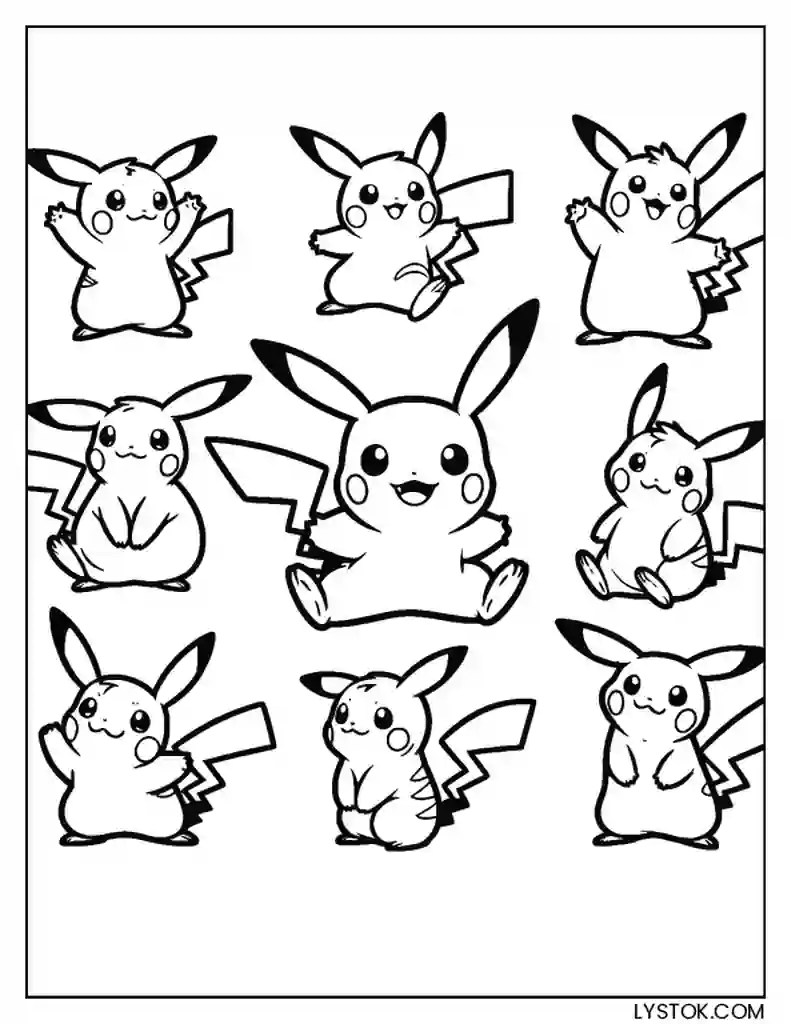34 Free Printable Pokemon Coloring Pages for Adults and Kids PDF