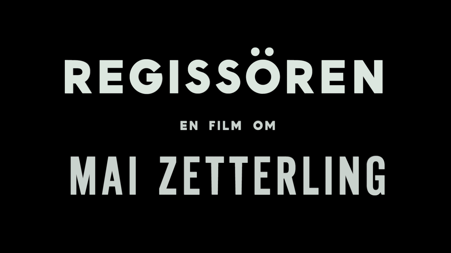 Regissören – en film om Mai Zetterling