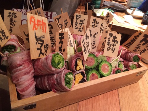 渋谷宮益坂のごりょんさん（株式会社ベイシックス） アルバイト グルメDeバイト|飲食|バイト|居酒屋|飲食業界専門アルバイト・飲食バイト『グルメDeバイト』 スマホ版 博多の串焼き・野菜捲きが食べたくなったら『ごりょんさん』へ。新鮮な野菜をお肉で巻いた串はヘルシーながらもボリューム満点！ | メンズアクティブ