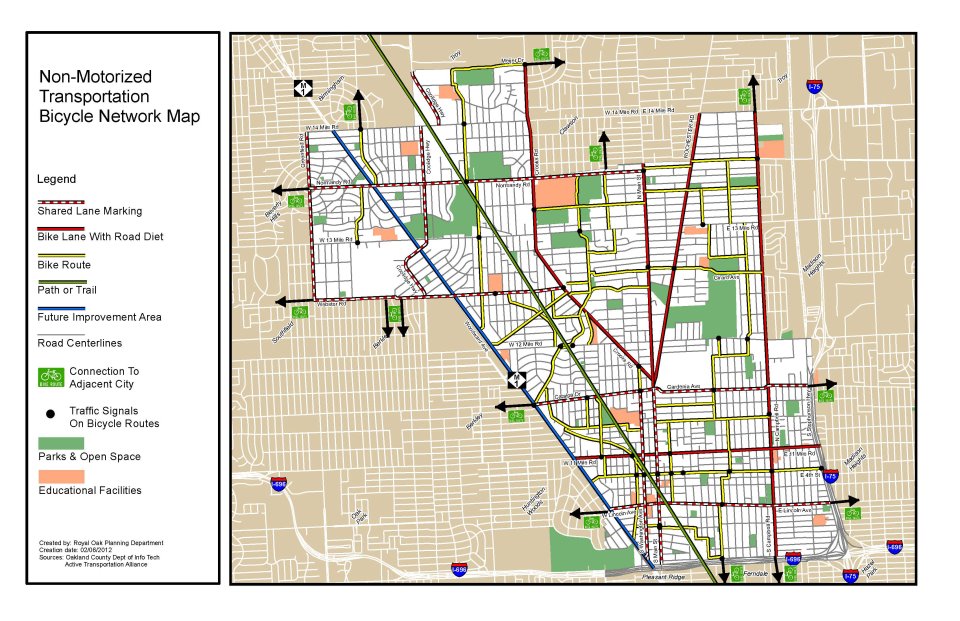 Brampton Royal Oak Mi Map