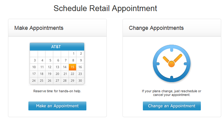 Att Customers Can Now Schedule An Appointment Online For An Instore