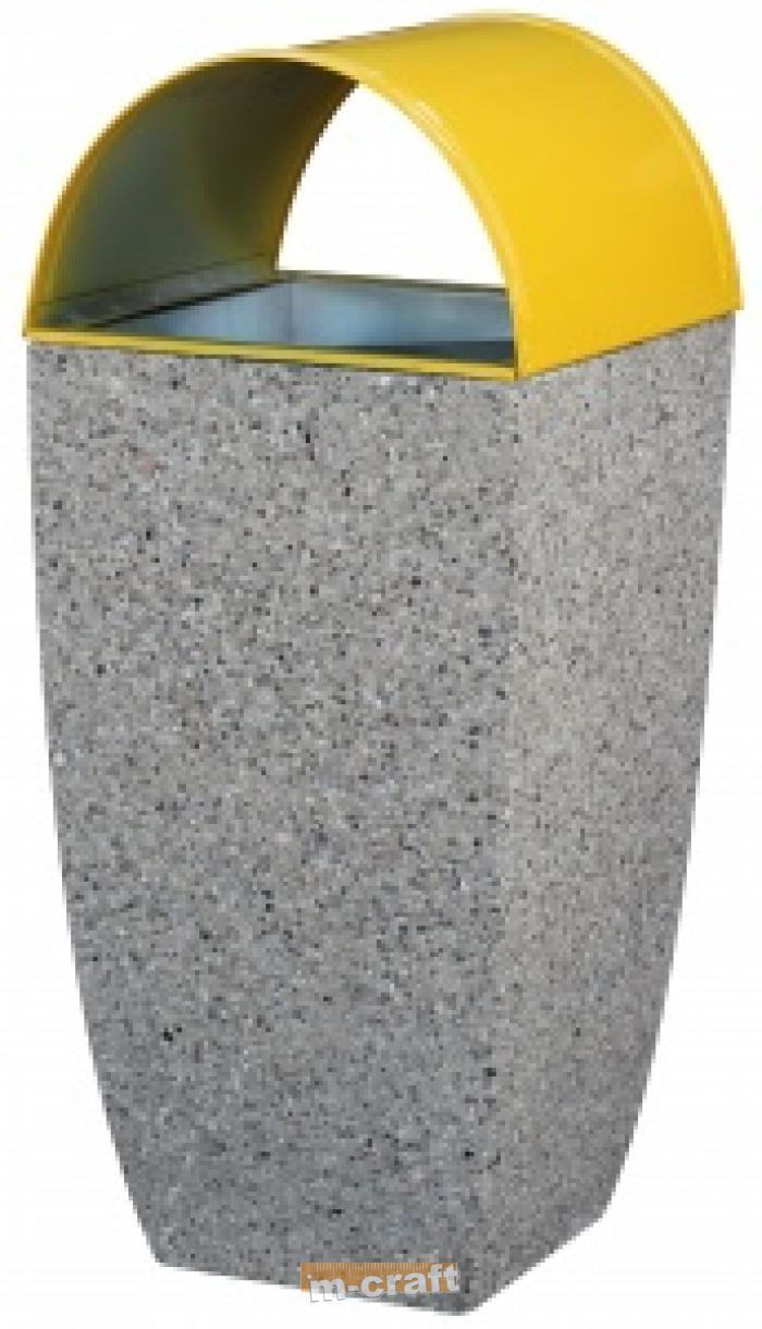 Concrete trash bin Concrete waste bins Catalogue MCraft Instrumenti