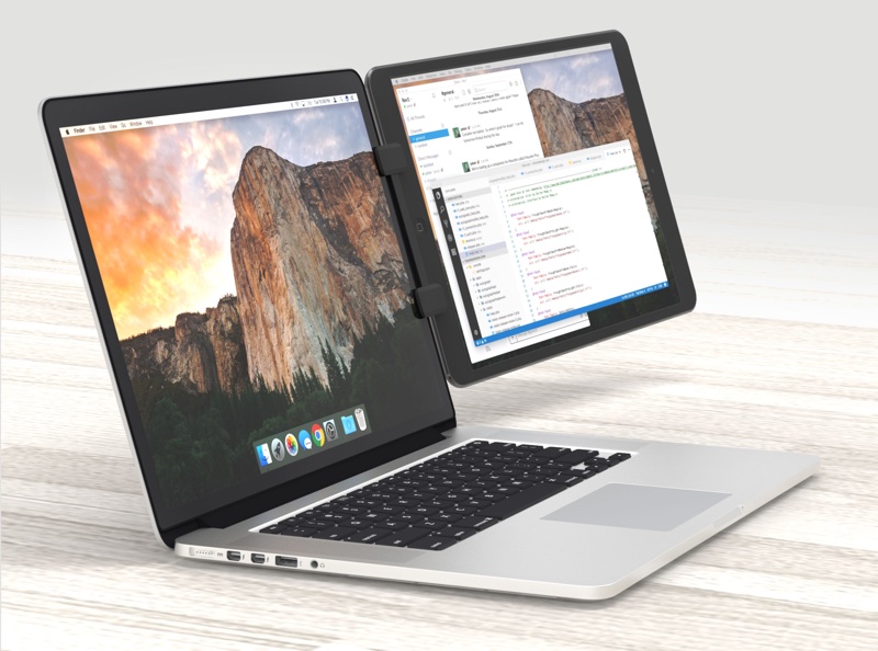 iPadをMacBookのセカンドディスプレイにするマウントアダプタの新型『Mountie+』 « Instrumental™