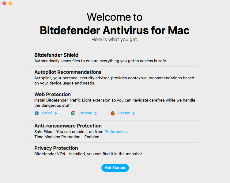 Bitdefender Antivirus for Mac Absolute Protection for Mac