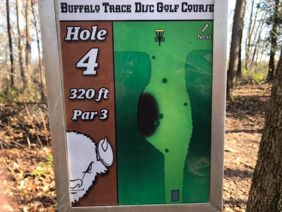 Hole 4 • Buffalo Trace Park (Palmyra, IN) Disc Golf Courses Disc Golf Scene