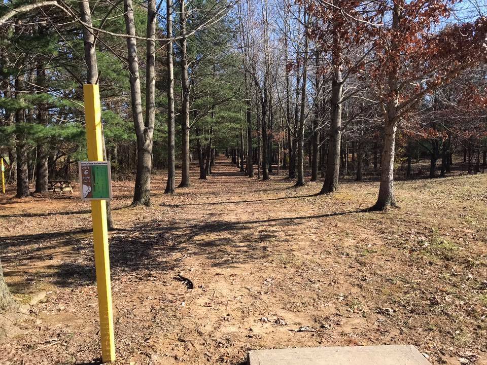 Hole 6 • Buffalo Trace Park (Palmyra, IN) Disc Golf Courses Disc Golf Scene