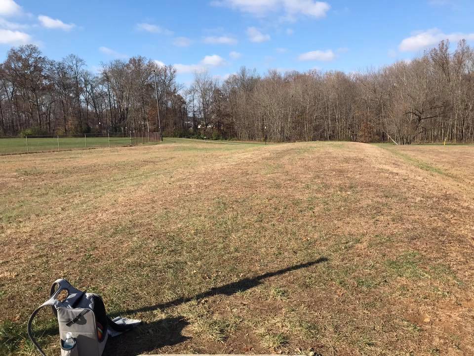 Hole 1 • Buffalo Trace Park (Palmyra, IN) Disc Golf Courses Disc Golf Scene