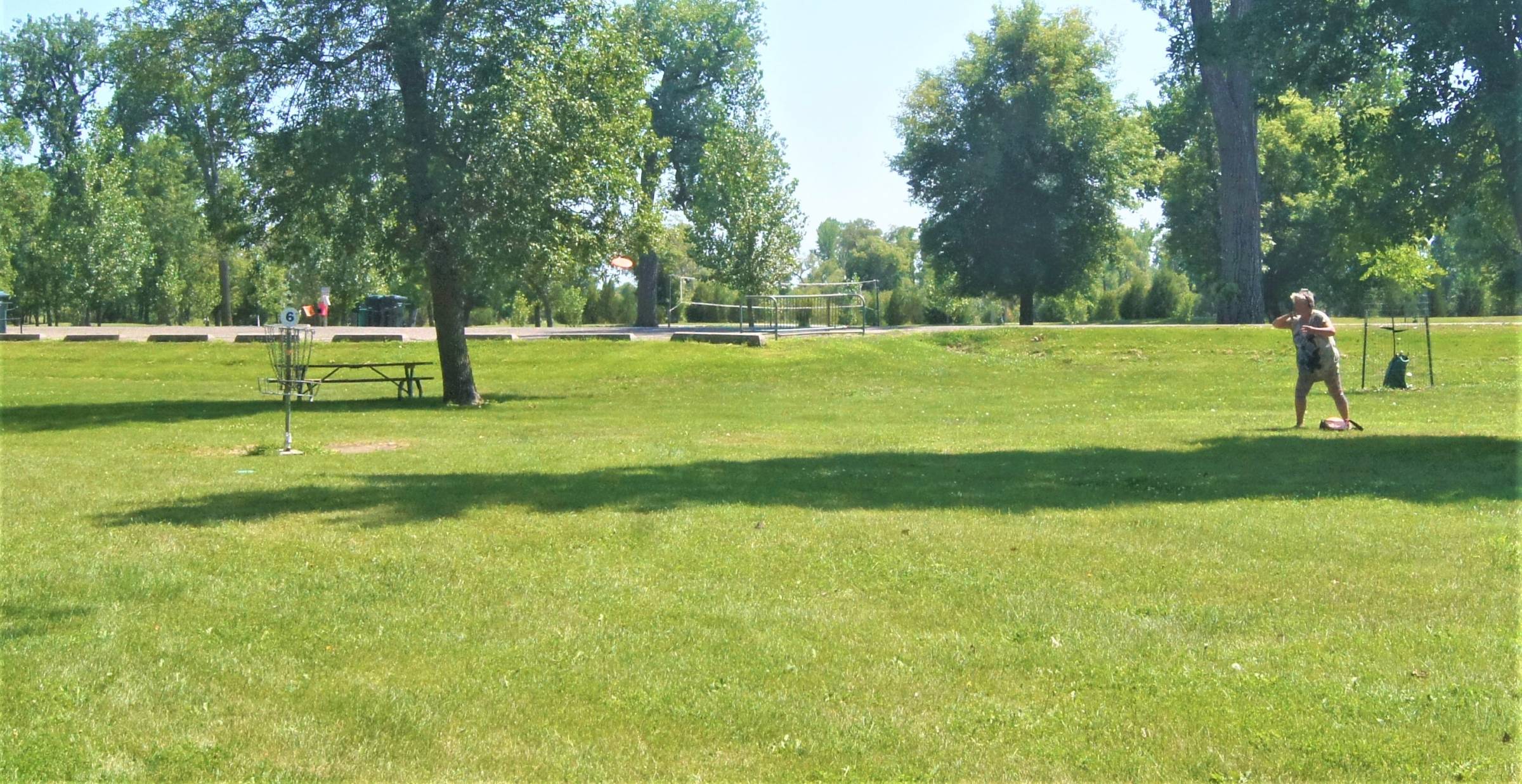 Hole 5 • General Sibley Park (Bismarck, ND) Disc Golf Courses Disc