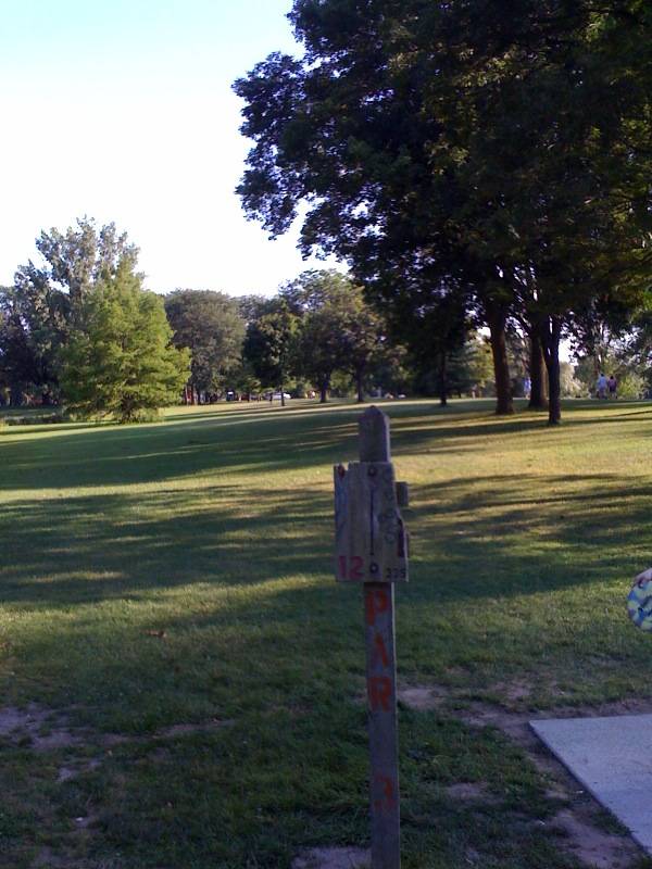 Hole 12 • Main course / Riverside Park (Grand Rapids, MI) Disc Golf
