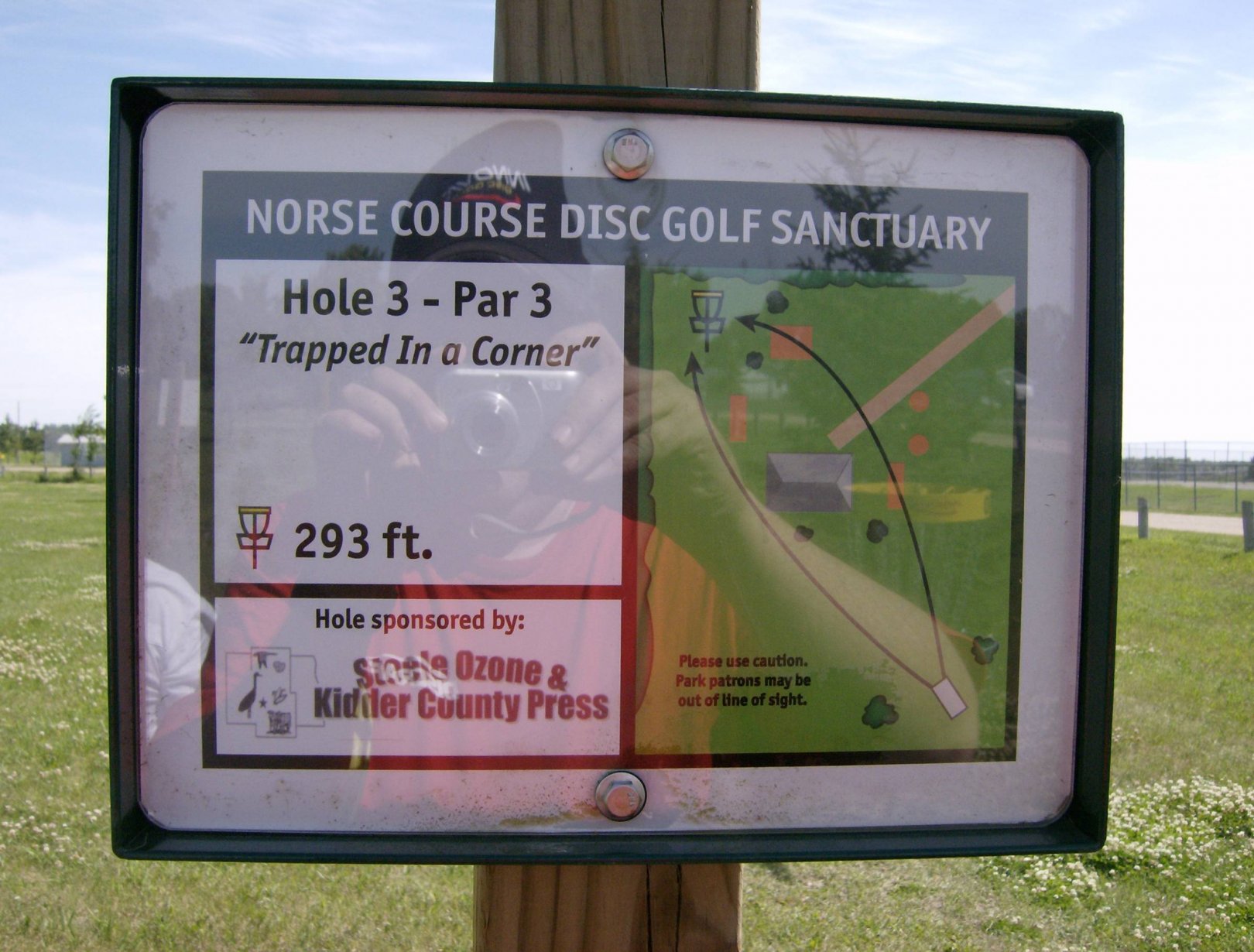 Hole 3 • Norse Disc Golf Sanctuary (Steele, ND) Disc Golf Courses