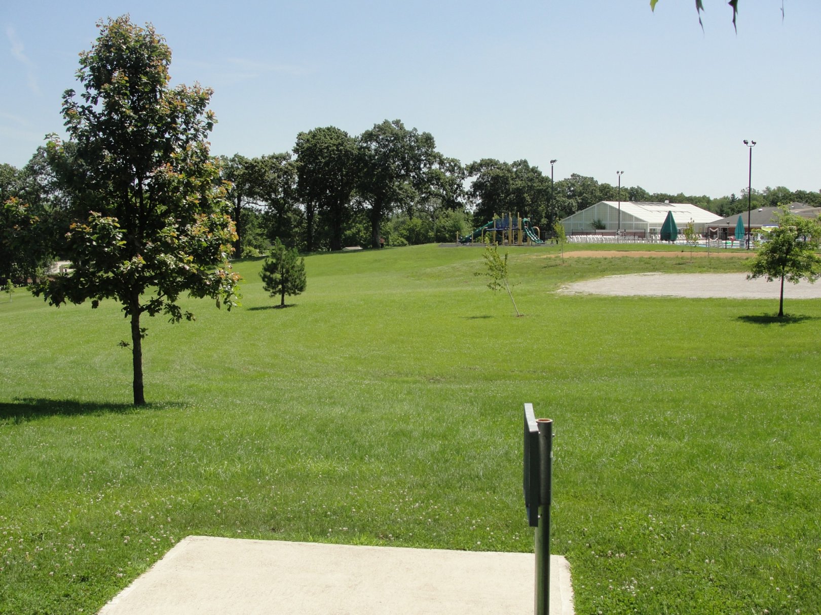 Hole 1 • Rotary Park (Kirksville, MO) Disc Golf Courses Disc Golf Scene
