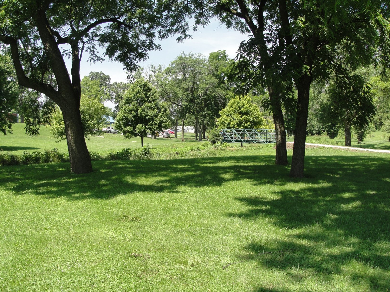 Hole 7 • Rotary Park (Kirksville, MO) Disc Golf Courses Disc Golf Scene