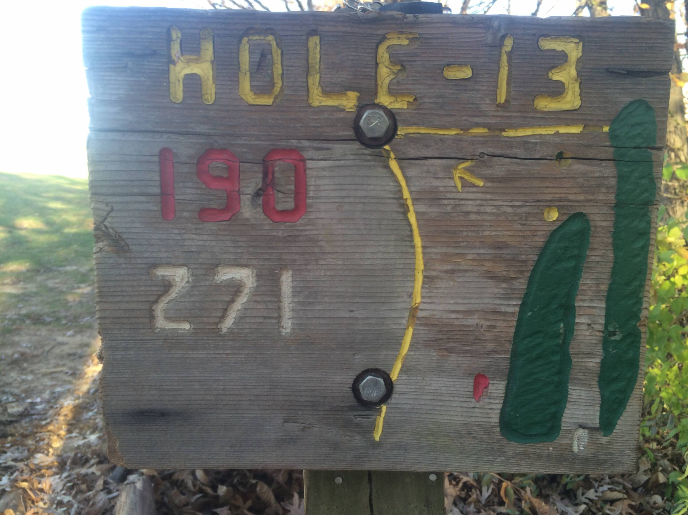 Hole 13 • Quail Ridge (Wentzville, MO) Disc Golf Courses Disc Golf