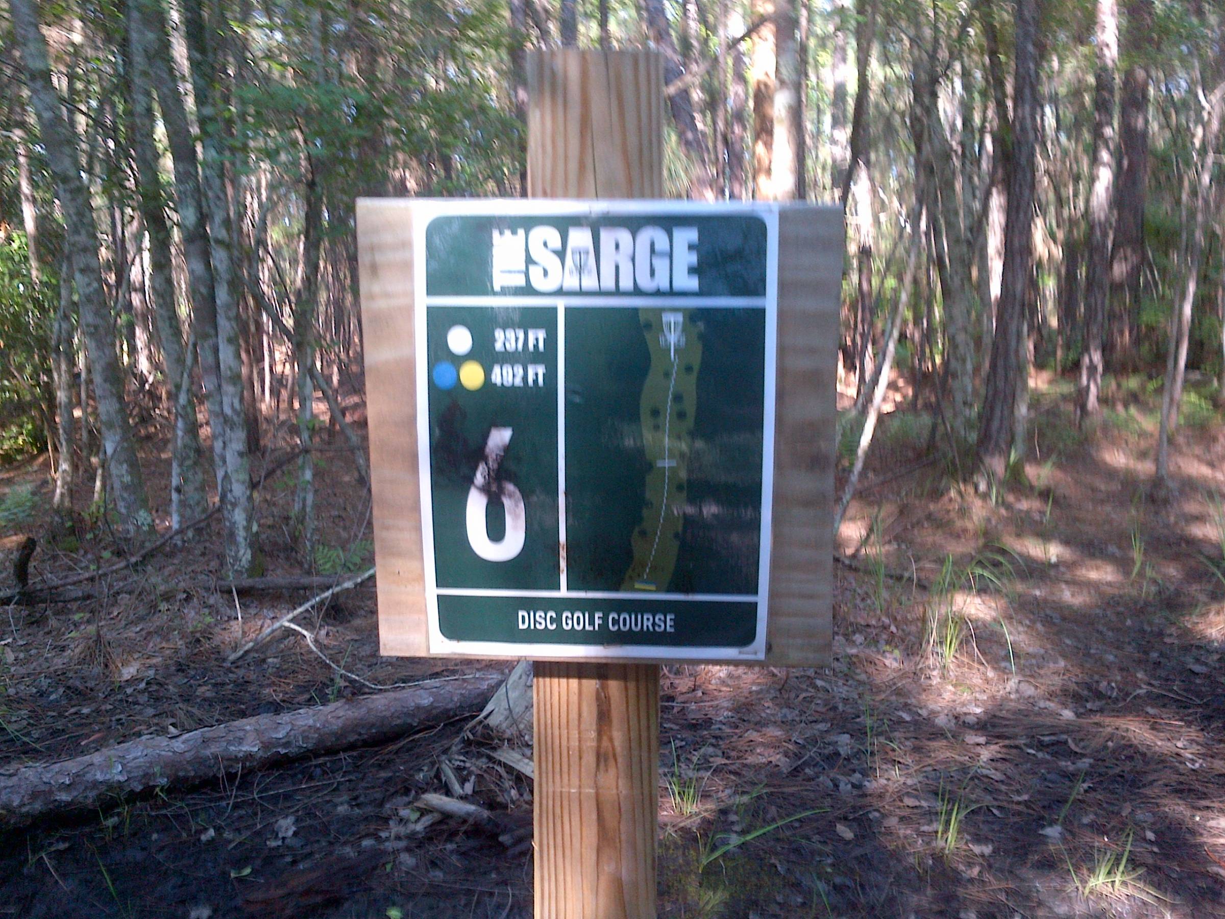 Hole 6 • Sergeant Jasper Park (Hardeeville, SC) Disc Golf Courses