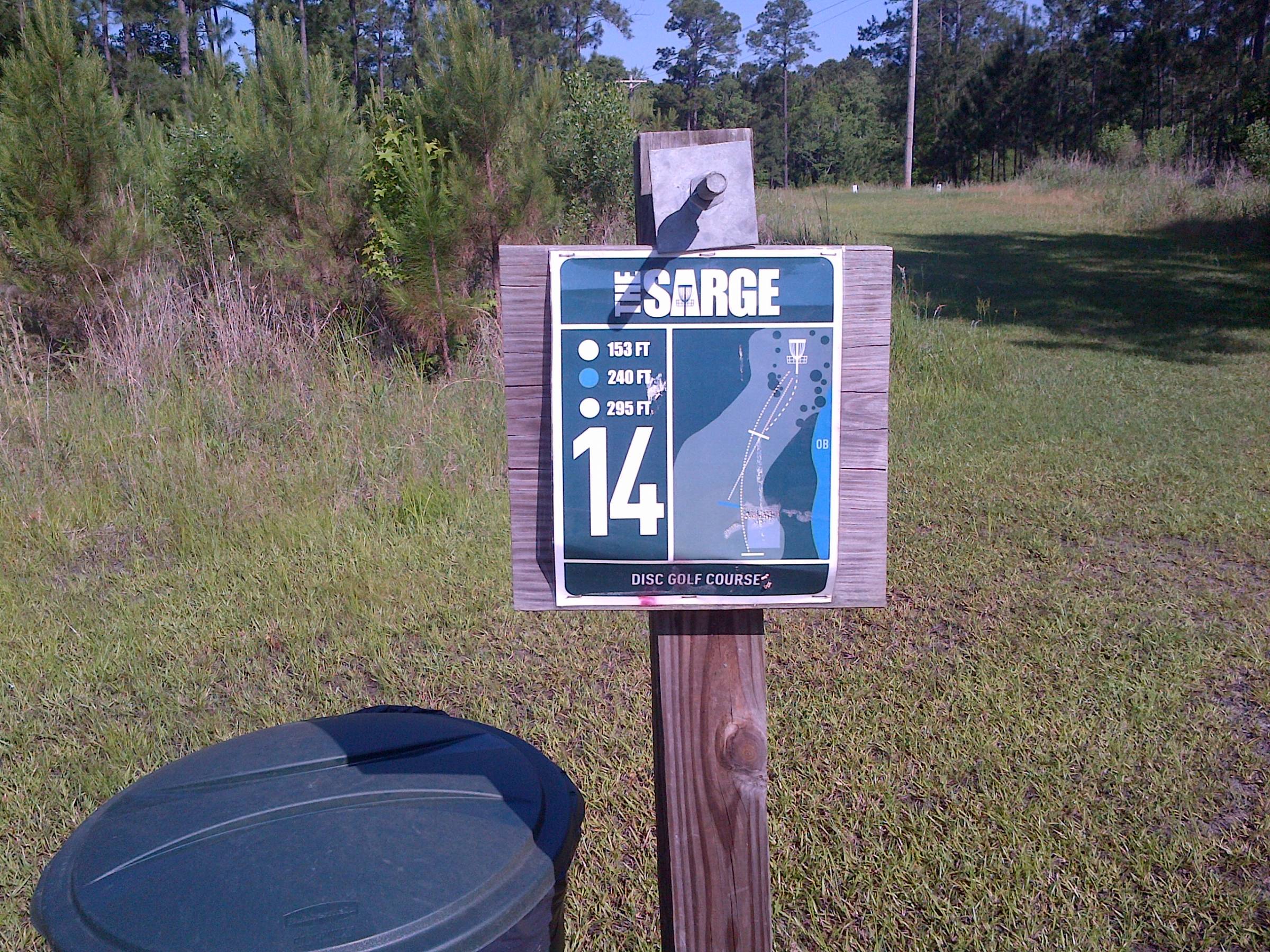Hole 14 • Sergeant Jasper Park (Hardeeville, SC) Disc Golf Courses