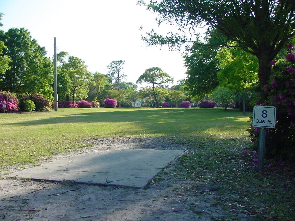 Hole 8 • Park Circle (North Charleston, SC) Disc Golf Courses Disc