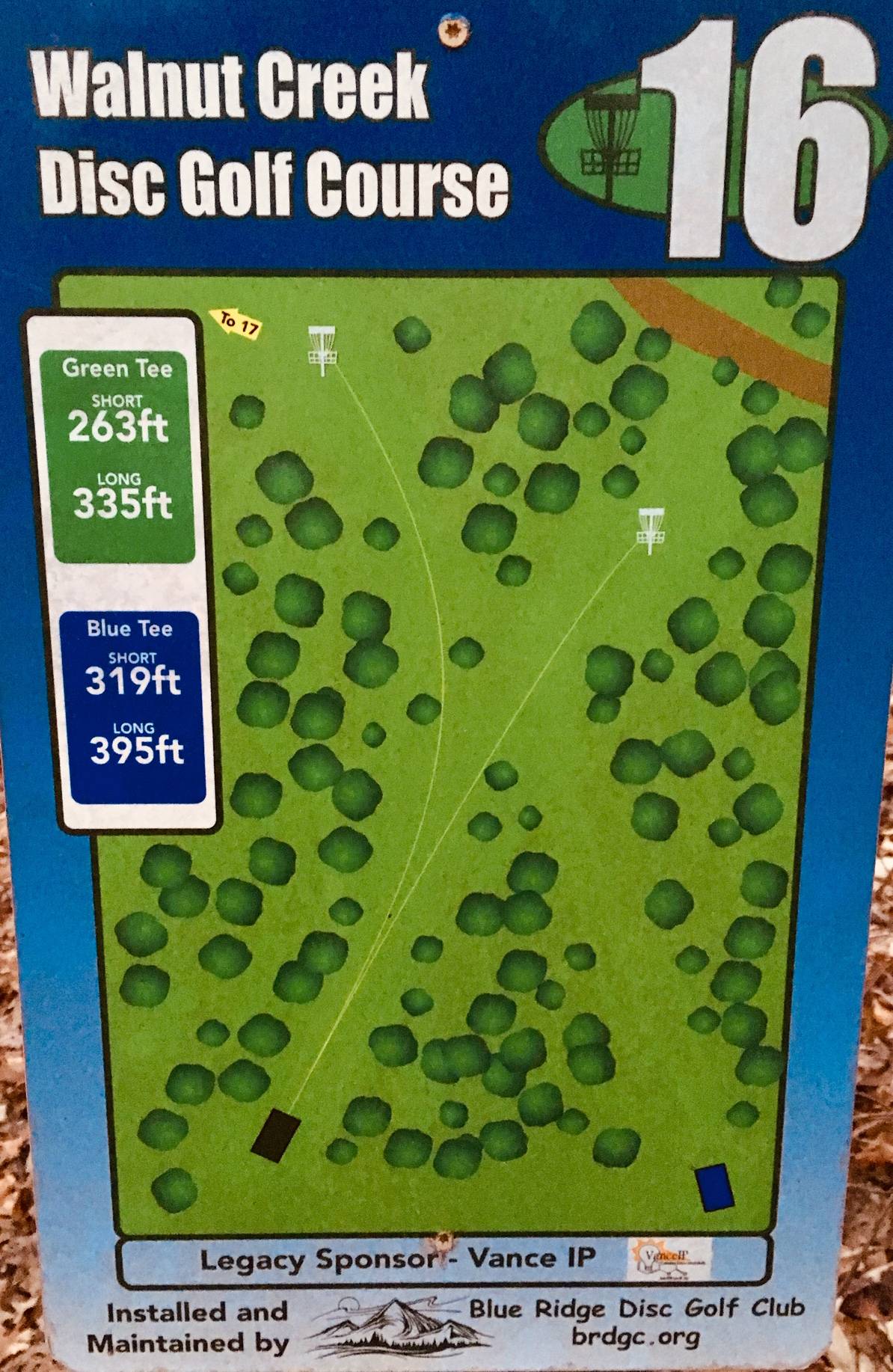 Hole 16 • Walnut Creek Park (Charlottesville, VA) Disc Golf Courses