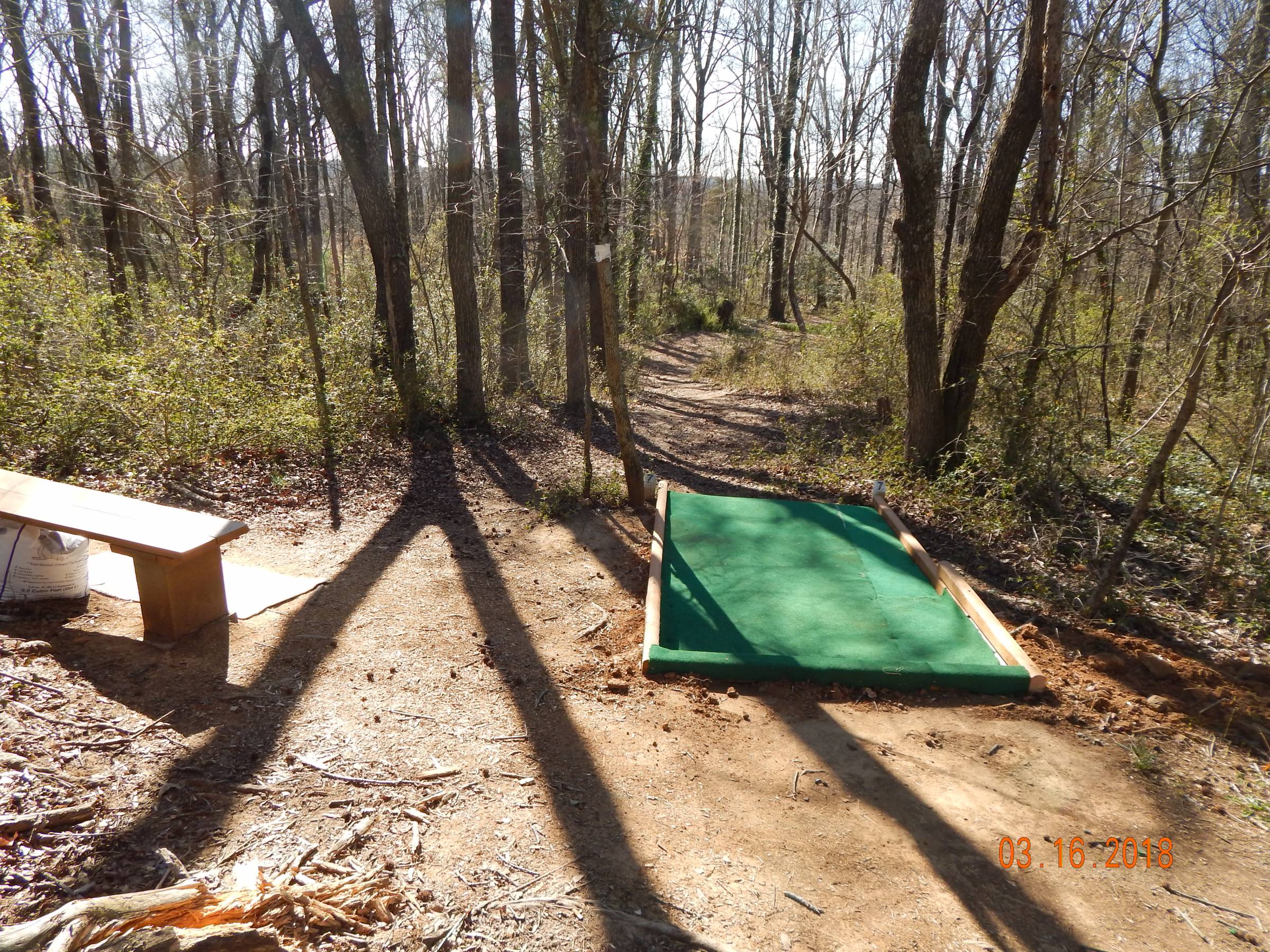 Hole 7 • Pratt Park (Fredericksburg, VA) Disc Golf Courses Disc