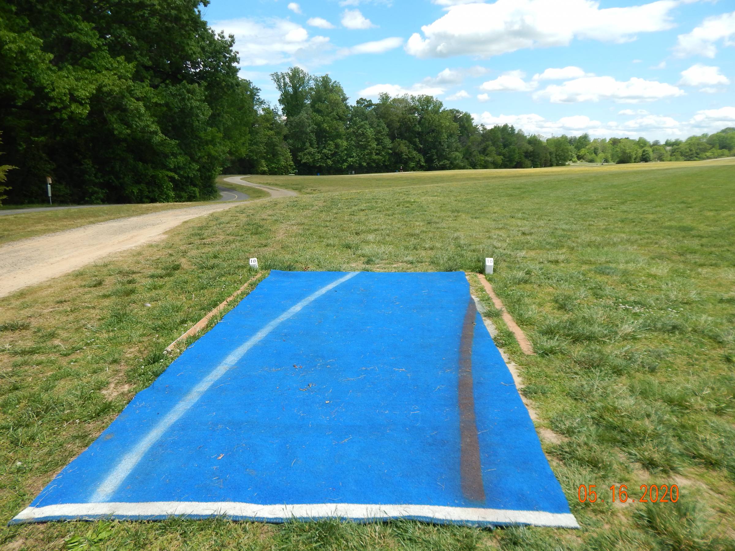 Hole 10 • Pratt Park (Fredericksburg, VA) Disc Golf Courses Disc