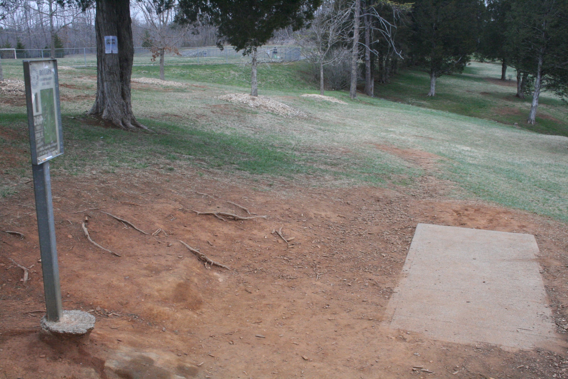 Hole 1 • Peaks View Park (Lynchburg, VA) Disc Golf Courses Disc Golf Scene