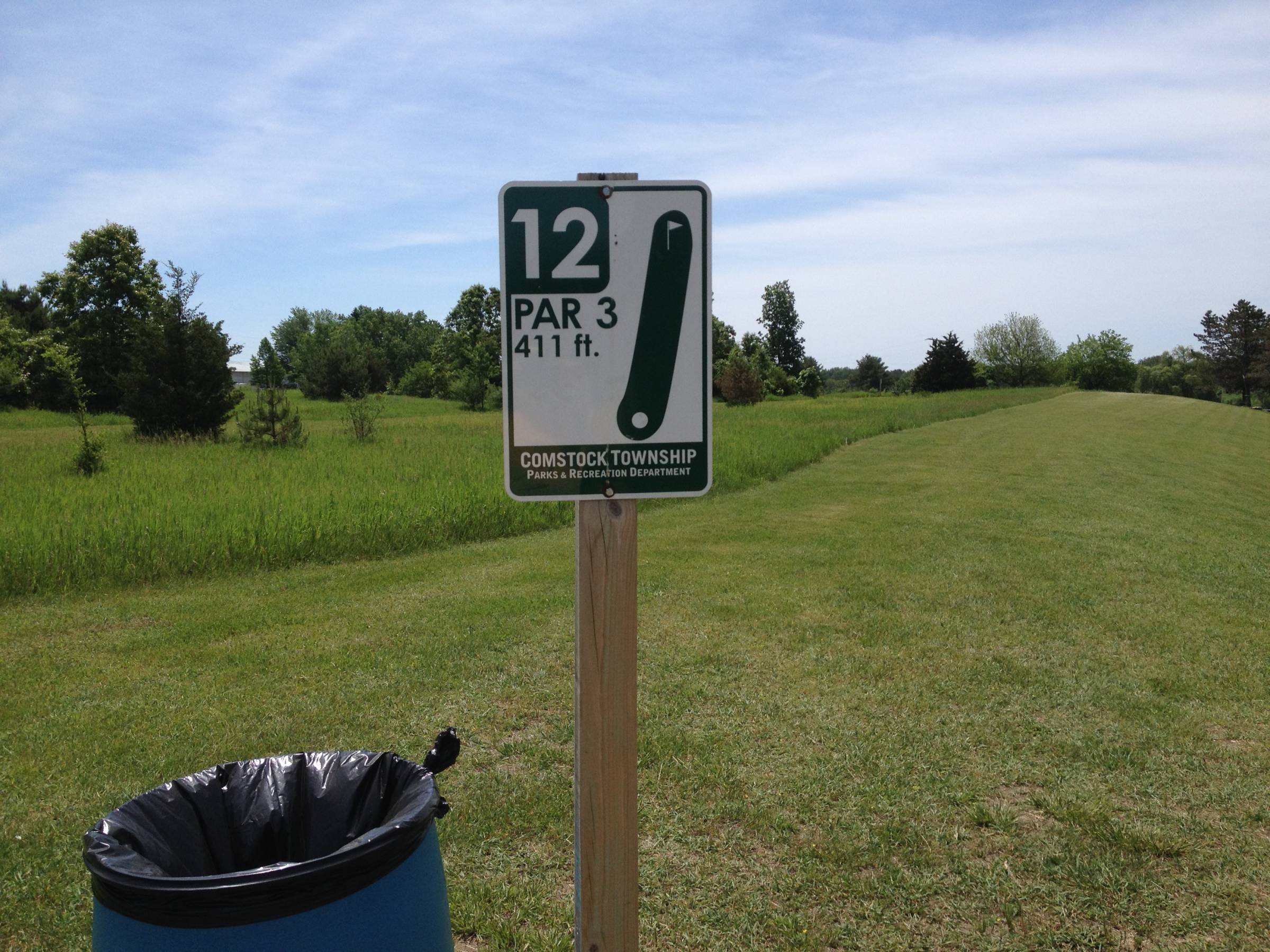 Hole 12 • Robert Morris (Kalamazoo, MI) Disc Golf Courses Disc Golf