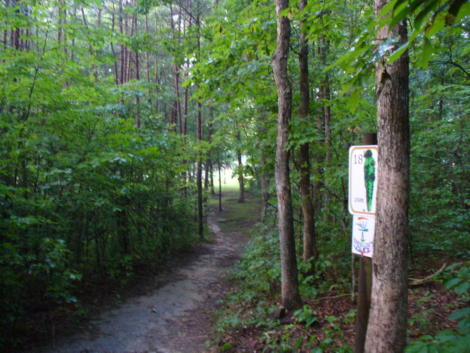 Hole 18 • Main course / The Blockhouse Disc Golf Country Club