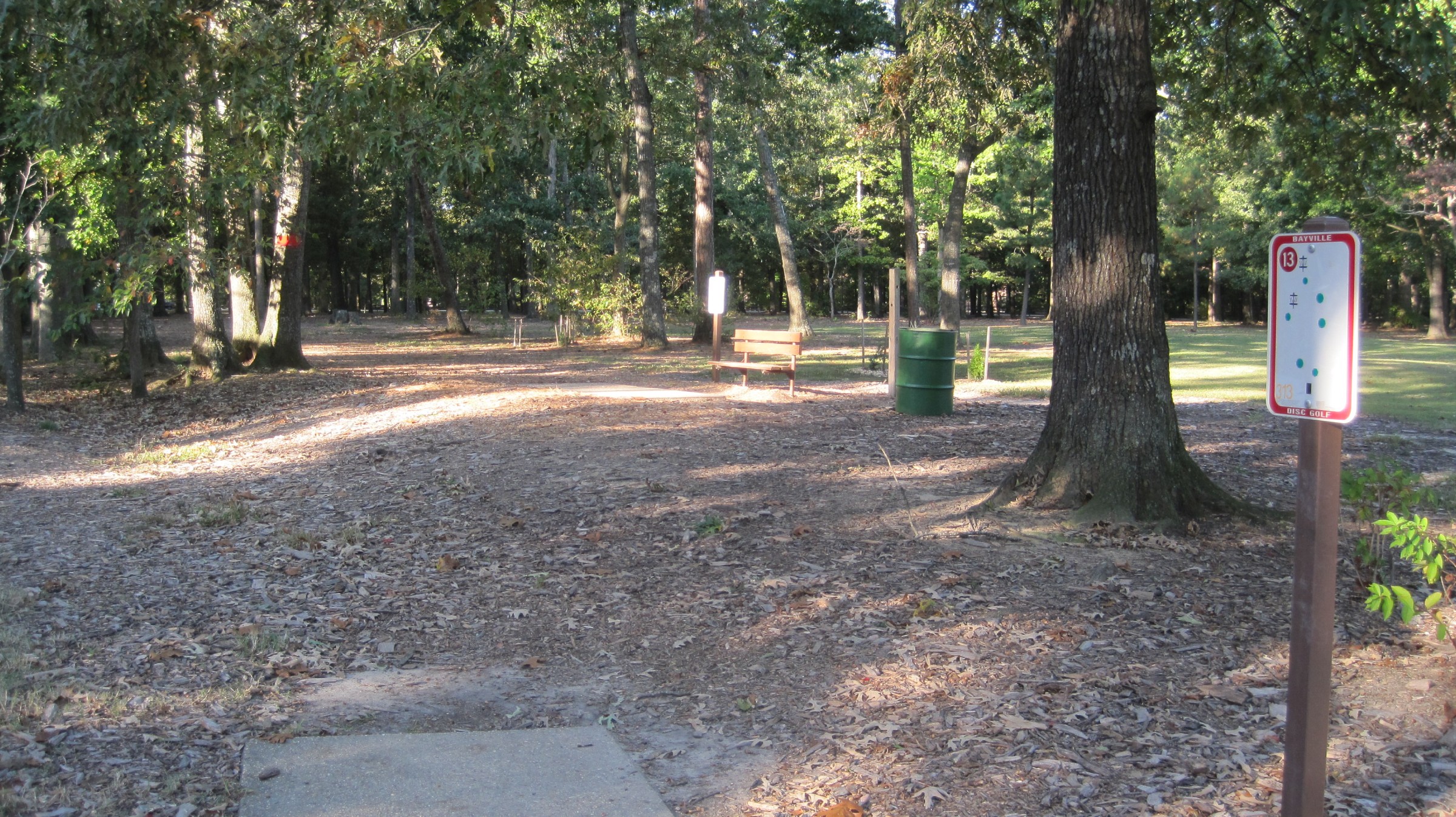 Hole 13 • Bayville Park (Virginia Beach, VA) Disc Golf Courses Disc