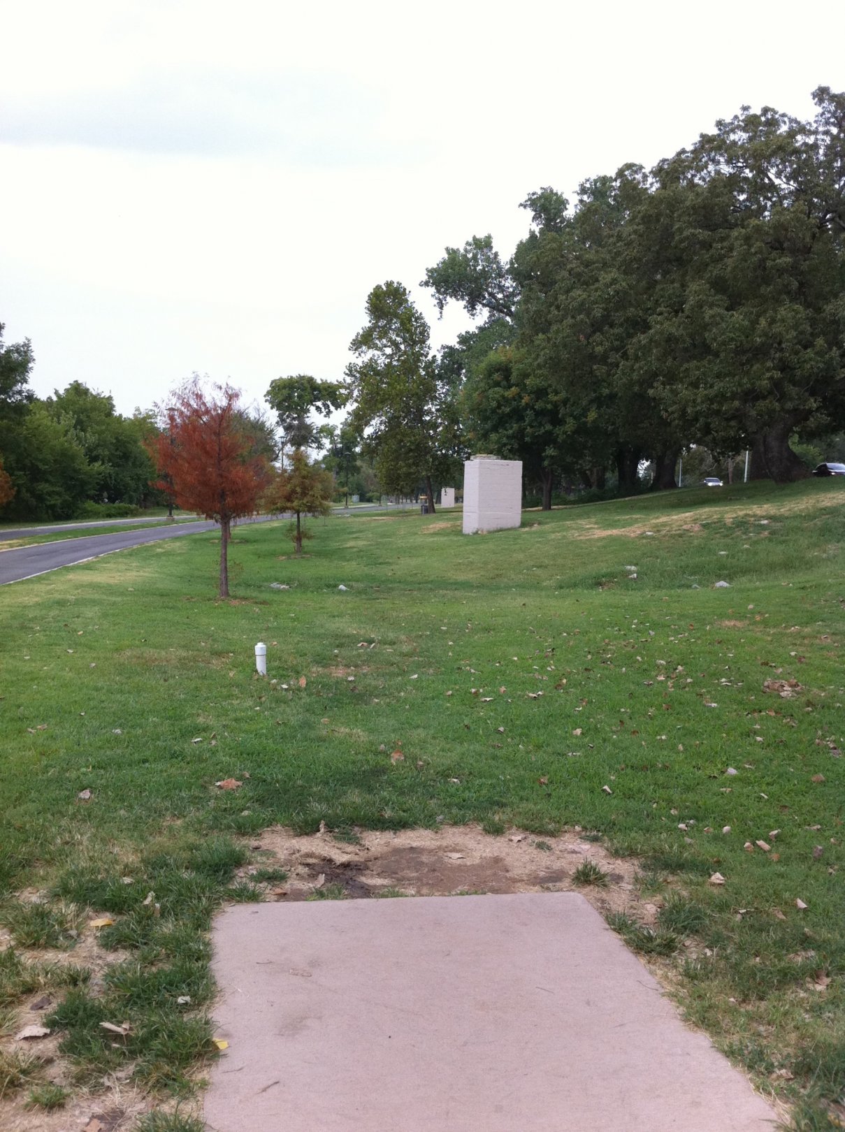 Hole 5 • Riverside Park (Tulsa, OK) Disc Golf Courses Disc Golf Scene