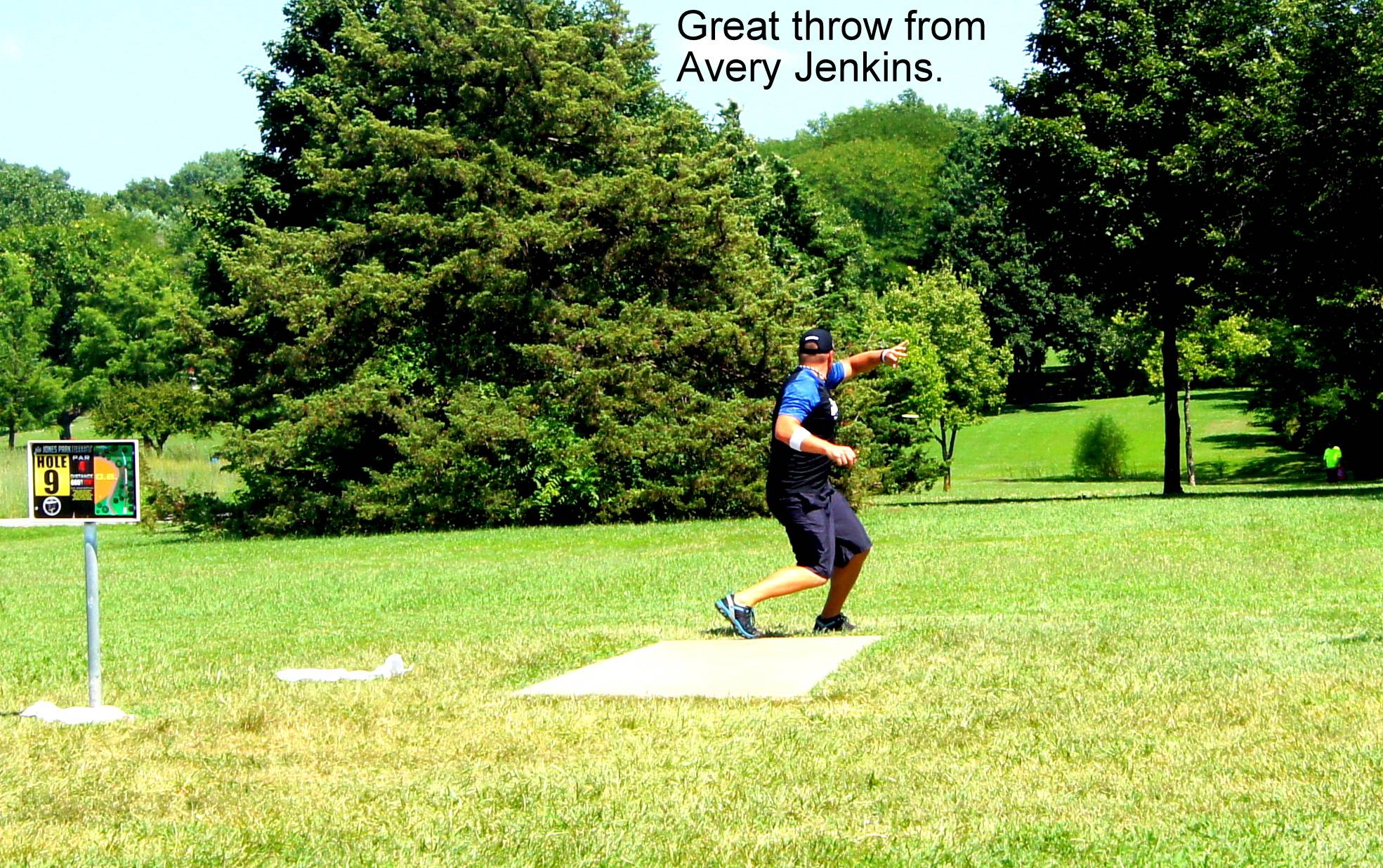 Hole 9 • East / Jones Park (Emporia, KS) Disc Golf Courses Disc