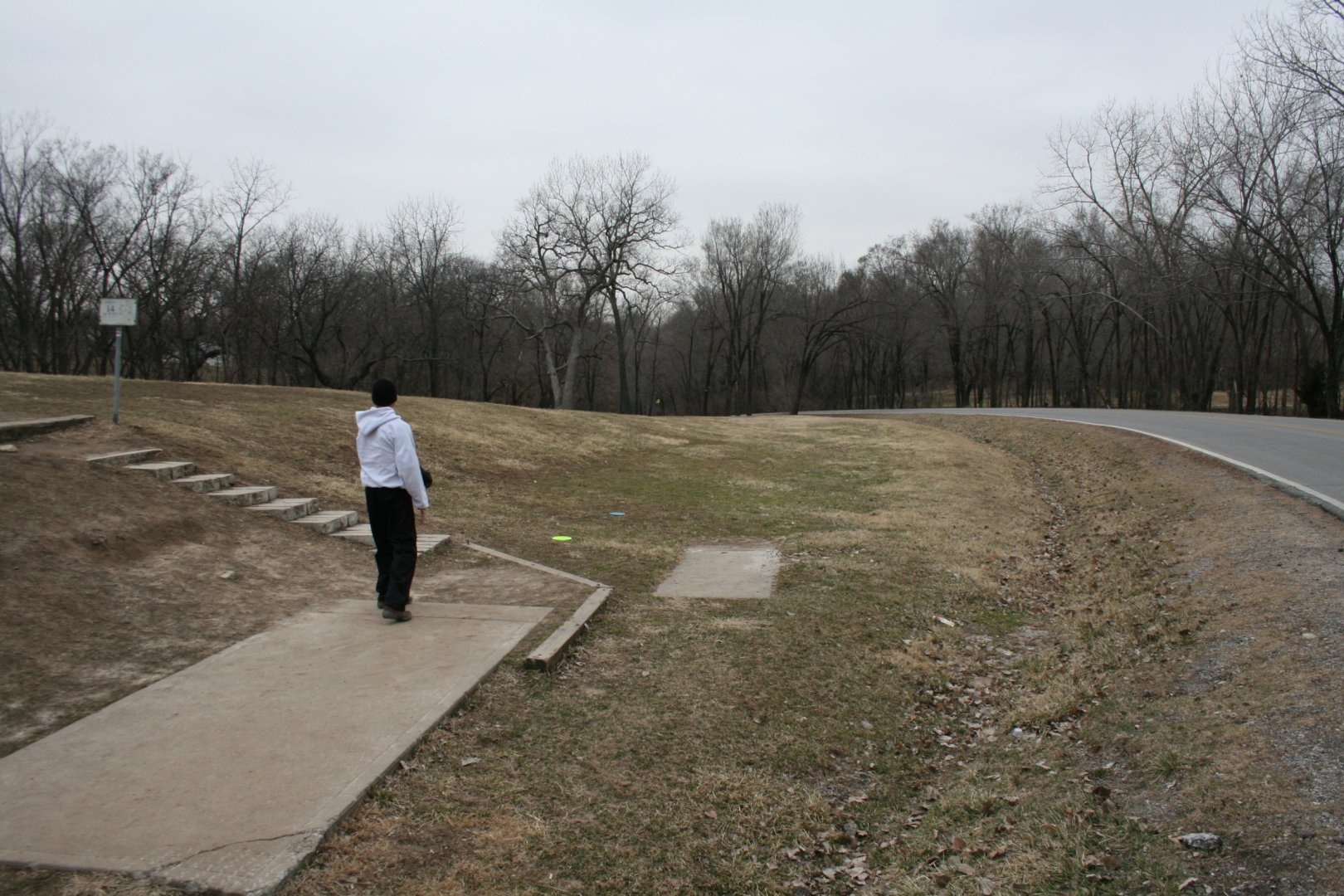 Hole 14 • Top course / Rosedale Park (Kansas City, KS) Disc Golf