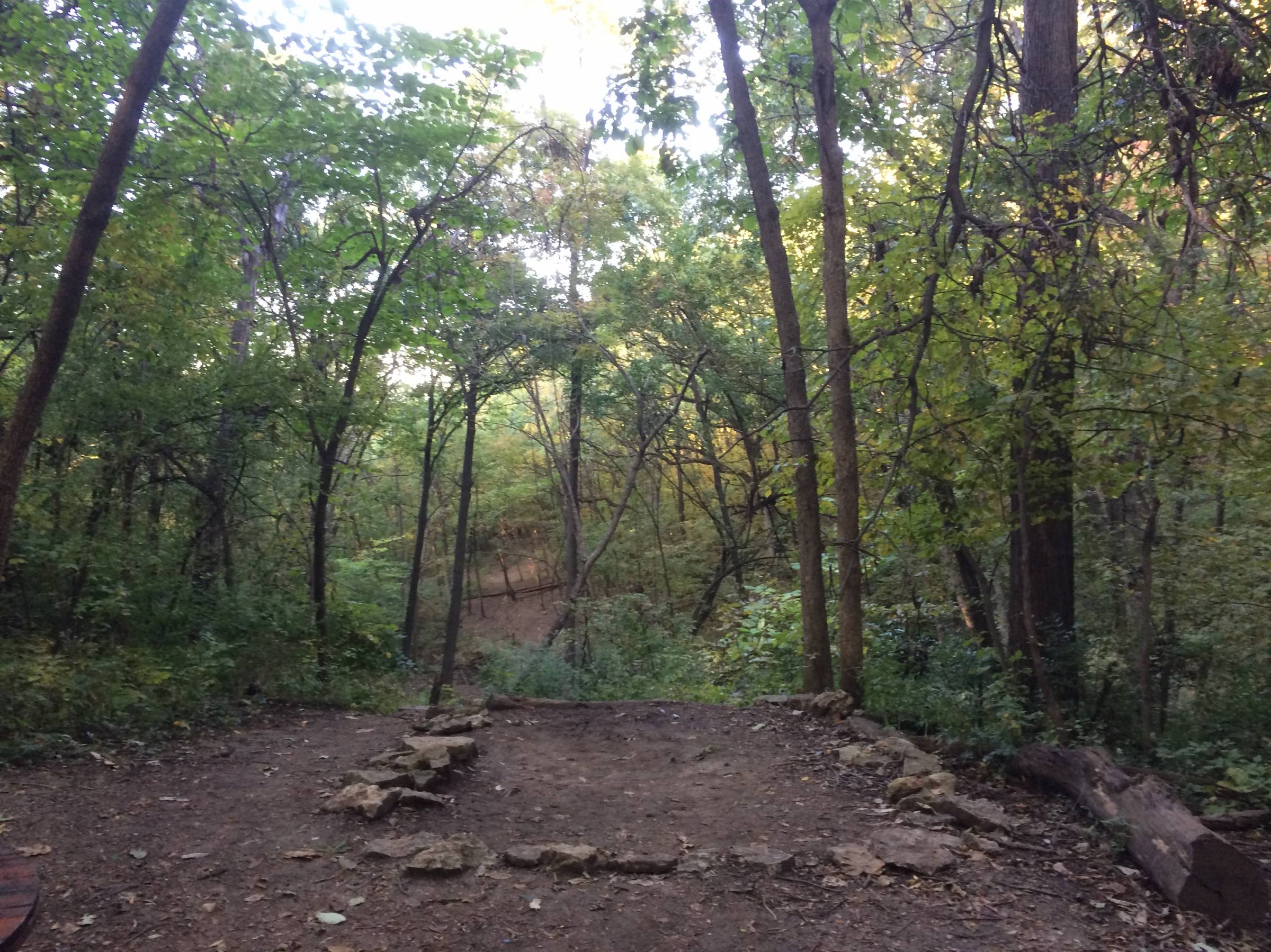Hole 9 • Down under / Rosedale Park (Kansas City, KS) Disc Golf