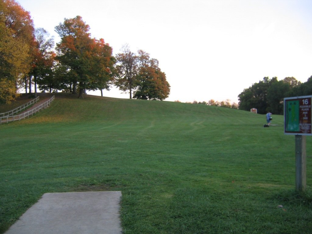 Hole 16 • Cass Benton Hills (Northville, MI) Disc Golf Courses Disc