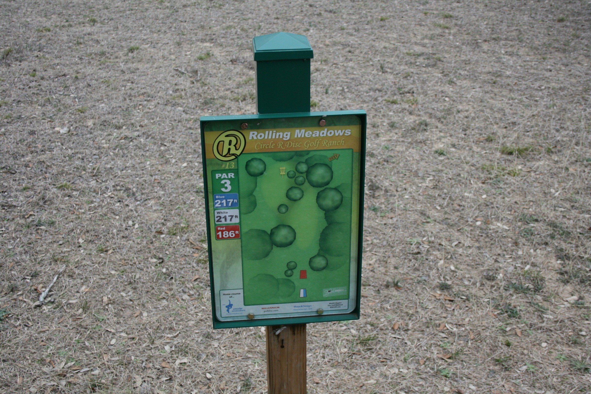 Hole 13 • Rolling Meadows / Circle R Disc Golf Ranch (Wimberley, TX