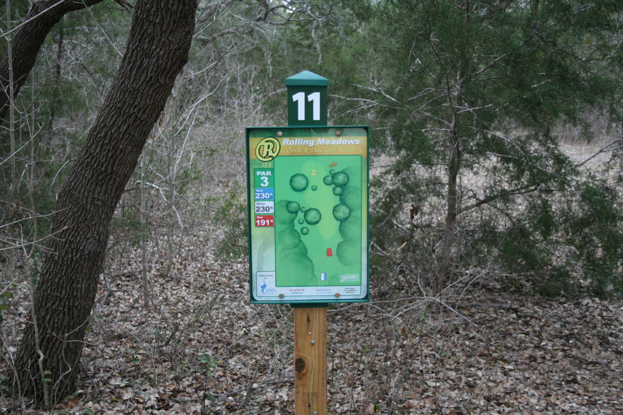 Hole 11 • Rolling Meadows / Circle R Disc Golf Ranch (Wimberley, TX
