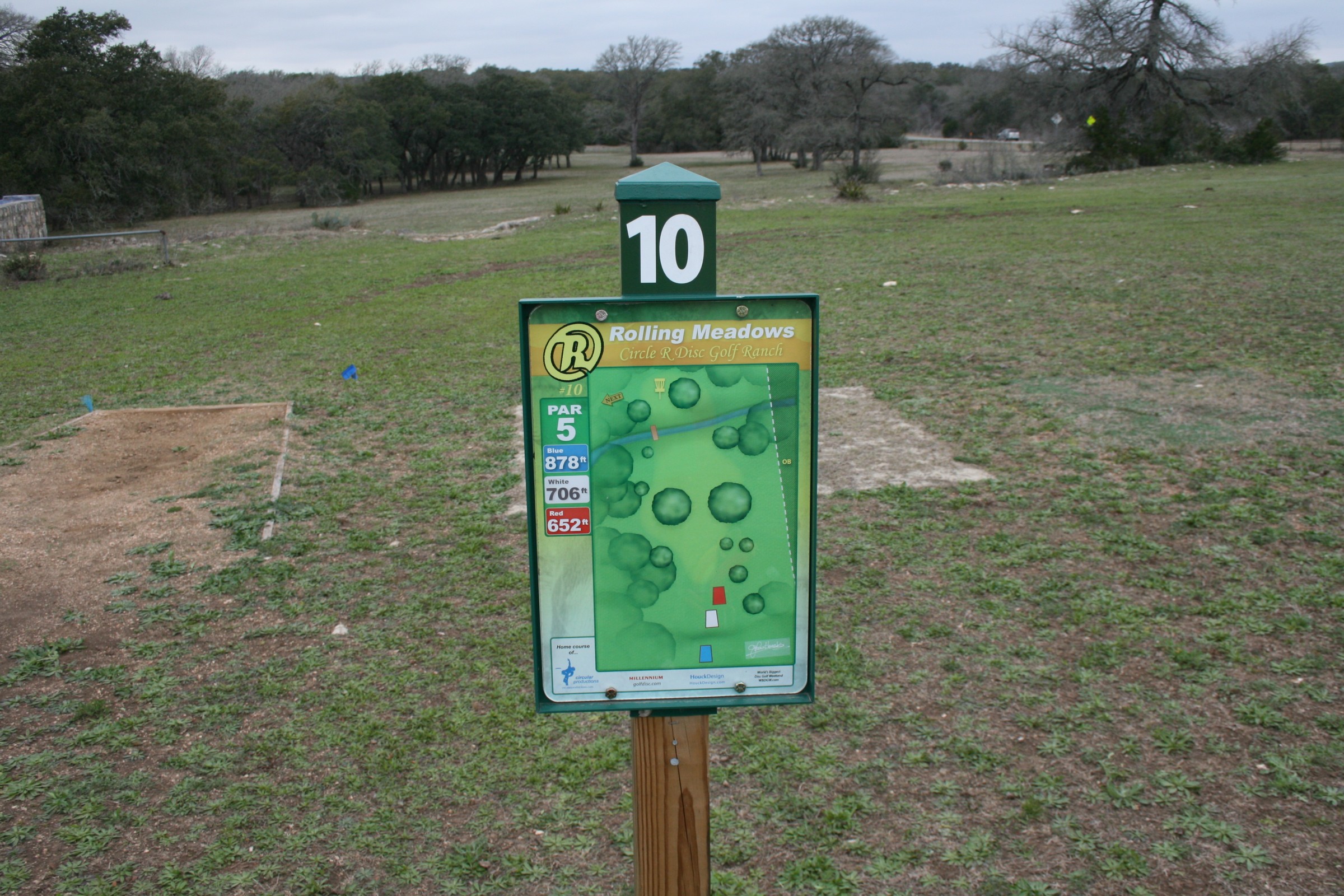 Hole 10 • Rolling Meadows / Circle R Disc Golf Ranch (Wimberley, TX