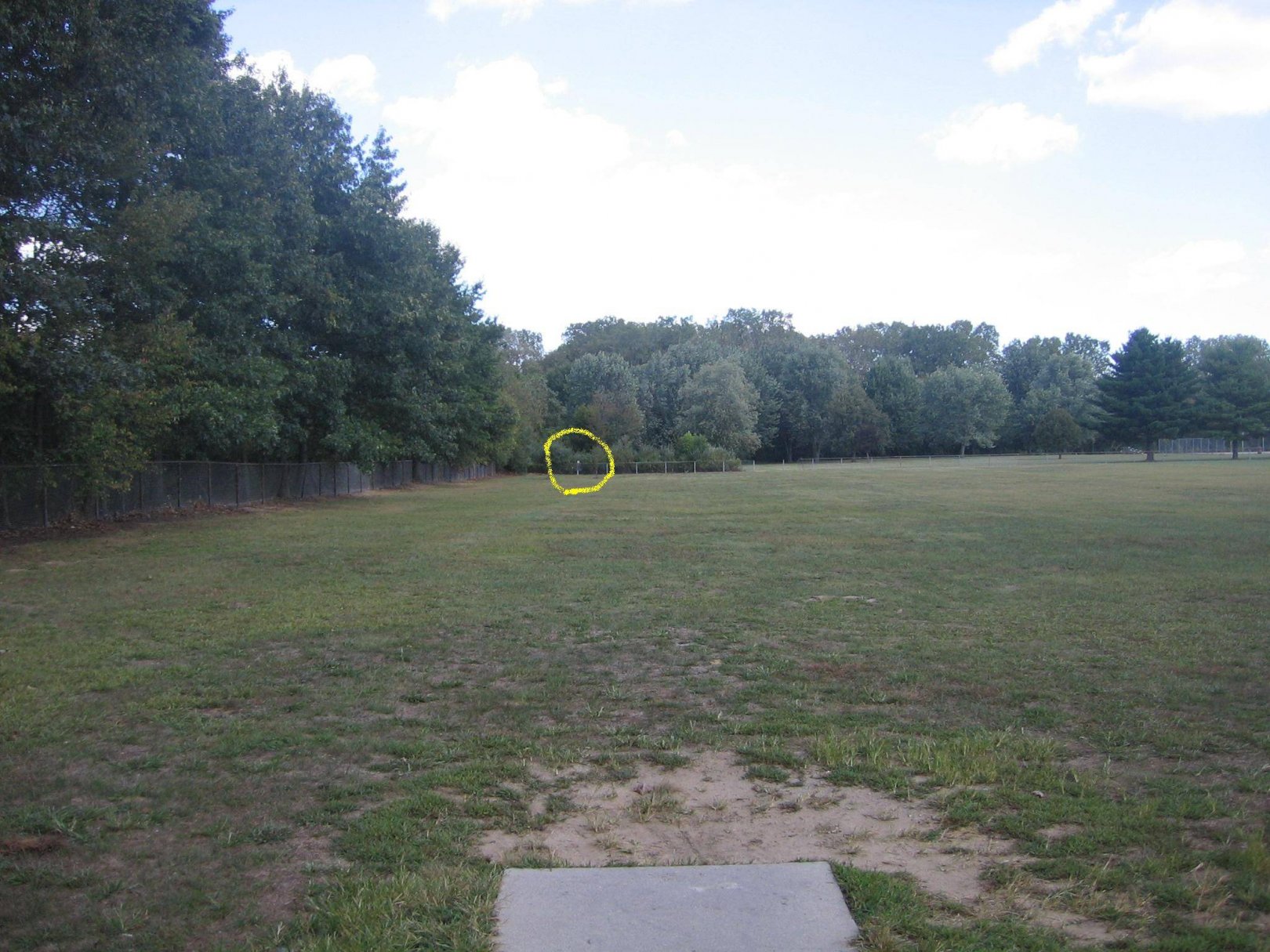 Hole 1 • Vienna Park (Temperance, MI) Disc Golf Courses Disc Golf Scene