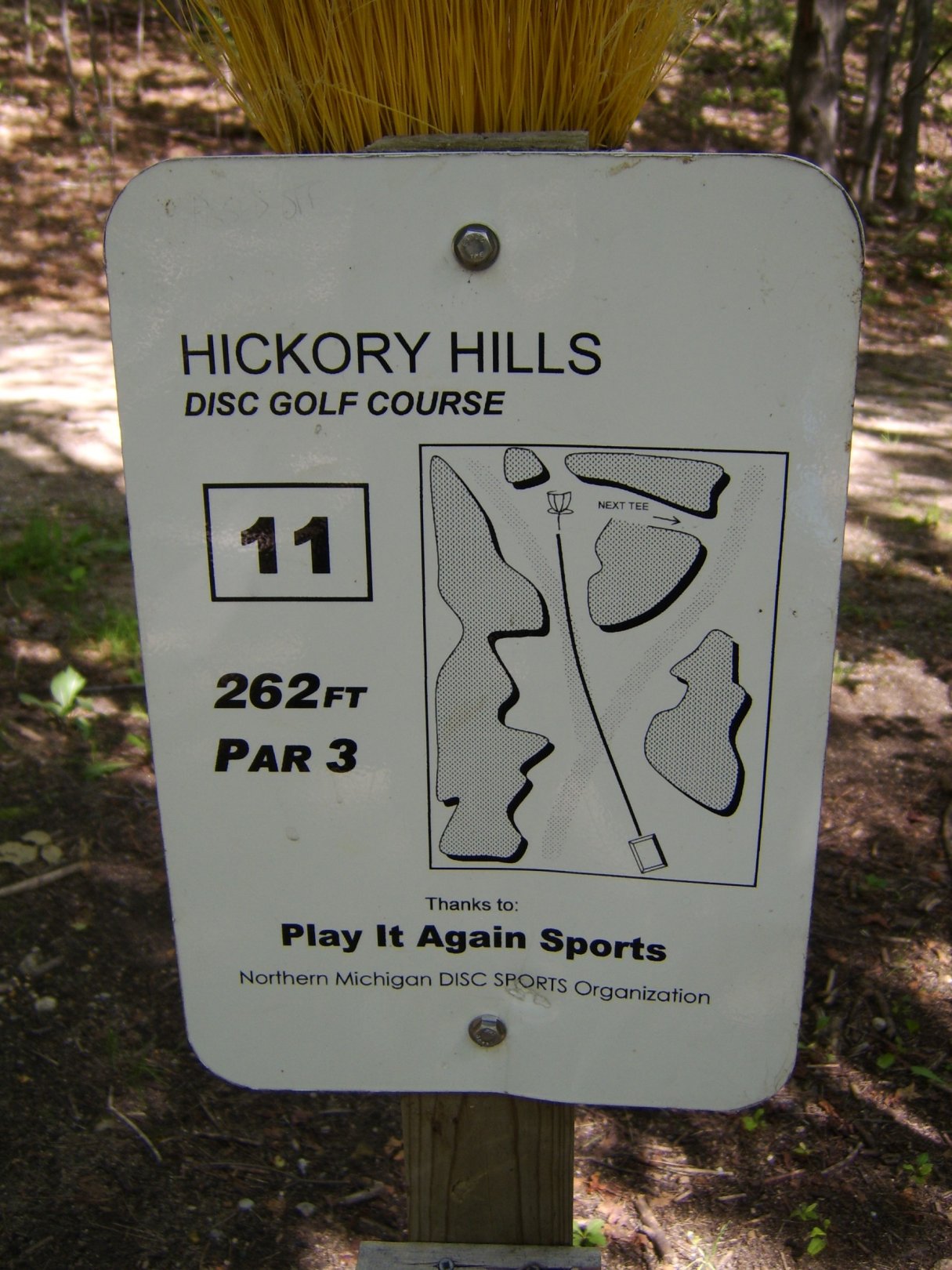 Hole 11 • Main course / Hickory Hills (Traverse City, MI) Disc Golf