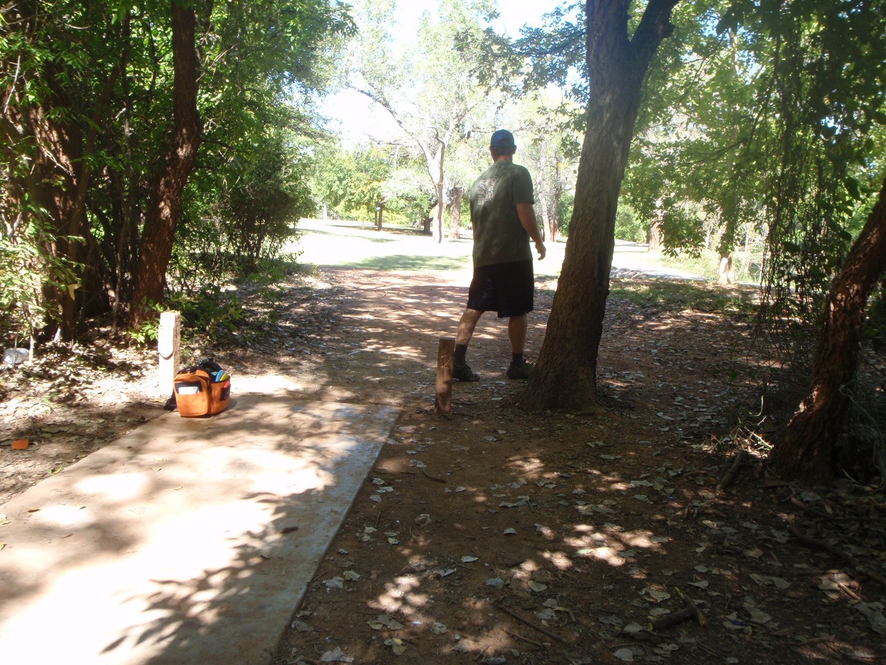 Hole 2 • Lucy Park (Wichita Falls, TX) Disc Golf Courses Disc Golf