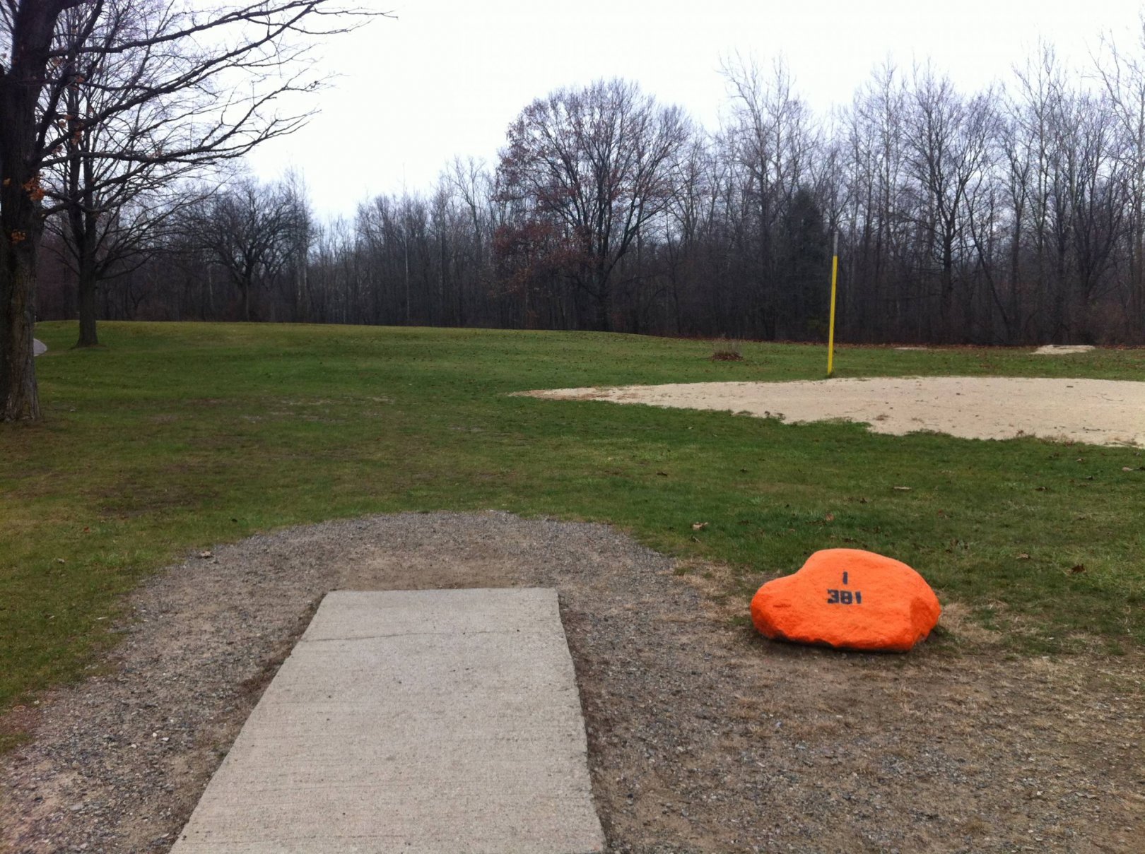 Hole 1 • River Bends (Utica, MI) Disc Golf Courses Disc Golf Scene