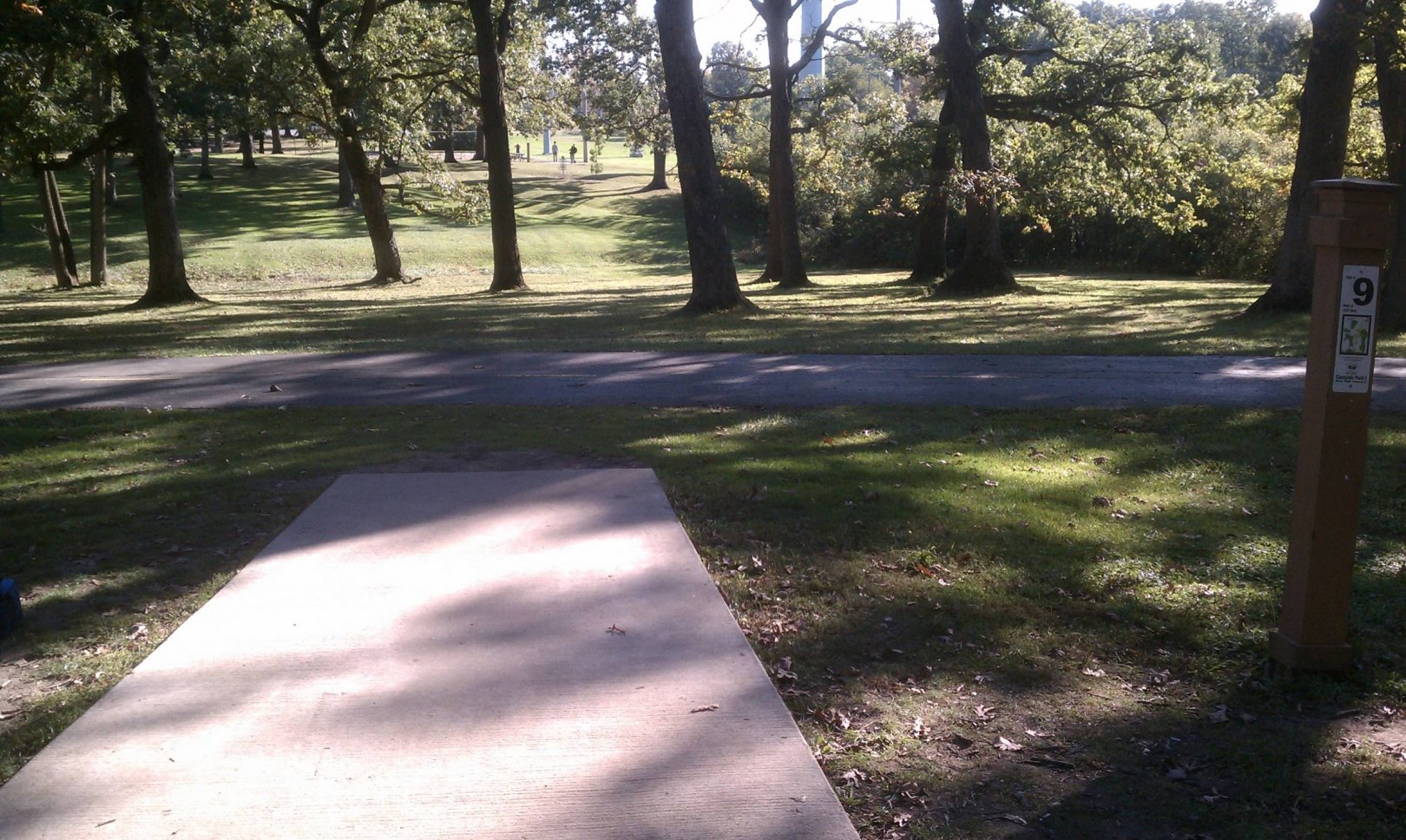 Hole 9 • Castaldo Park (Woodridge, IL) Disc Golf Courses Disc Golf