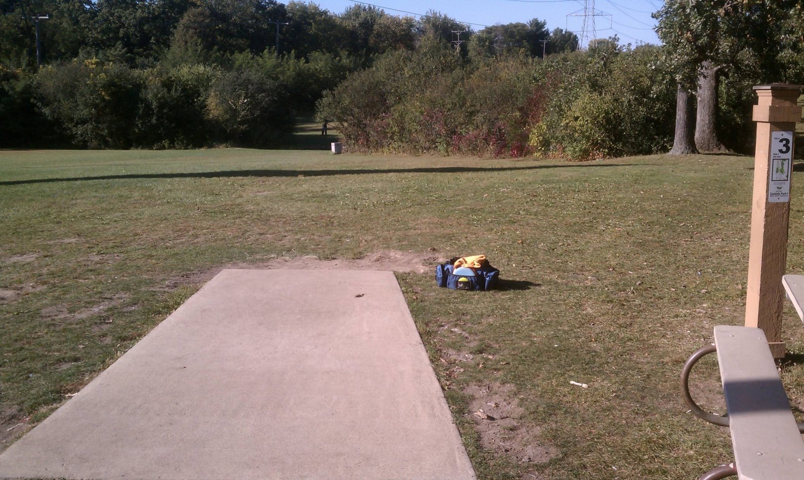 Hole 3 • Castaldo Park (Woodridge, IL) Disc Golf Courses Disc Golf