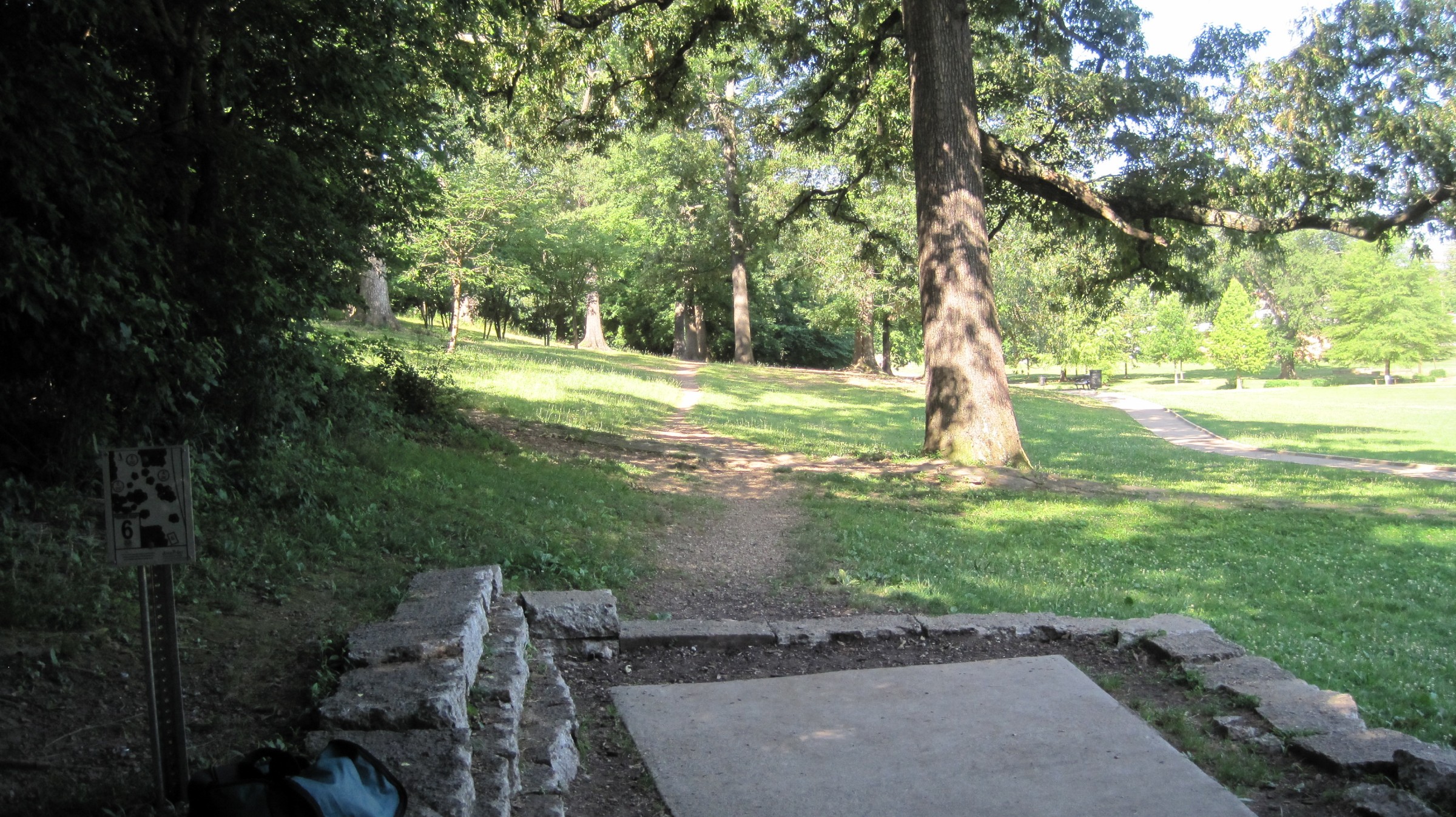 Hole 6 • Ward Park (Birmingham, AL) Disc Golf Courses Disc