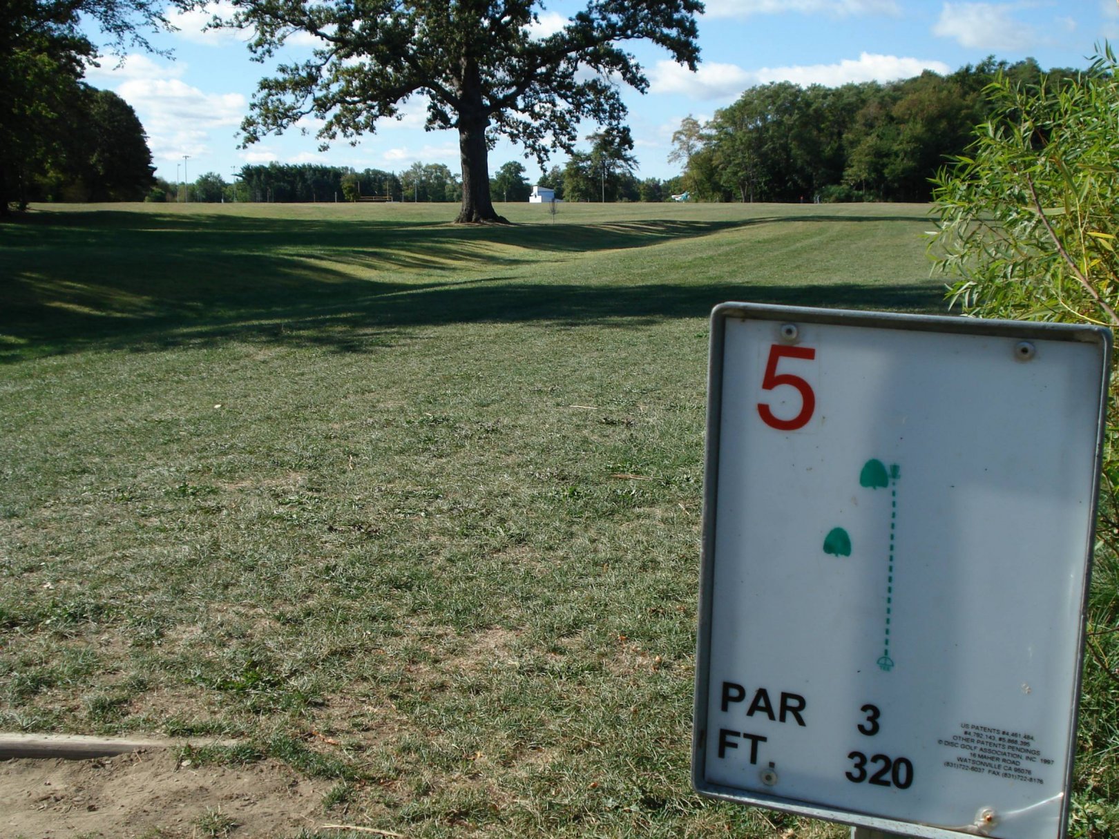 Hole 5 • Osborne Park Disc Golf (Willoughby, OH) Disc Golf Courses