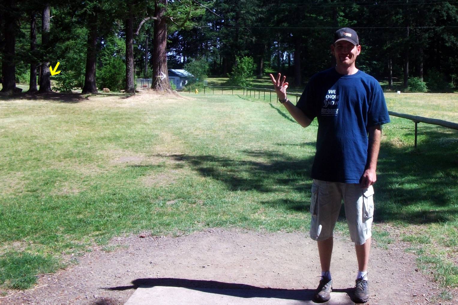 Hole 3 • Timber Park (Estacada, OR) Disc Golf Courses Disc Golf Scene